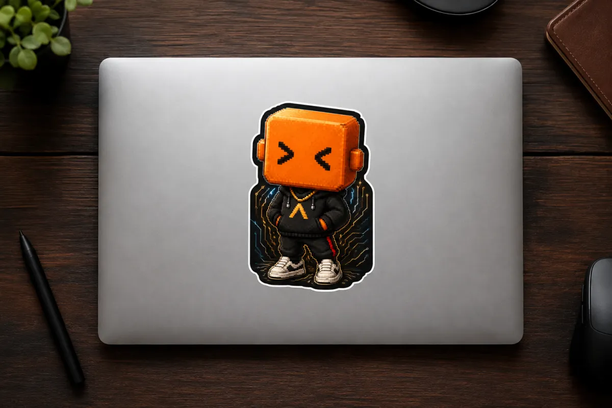 Adesivo MacBook Claudinho