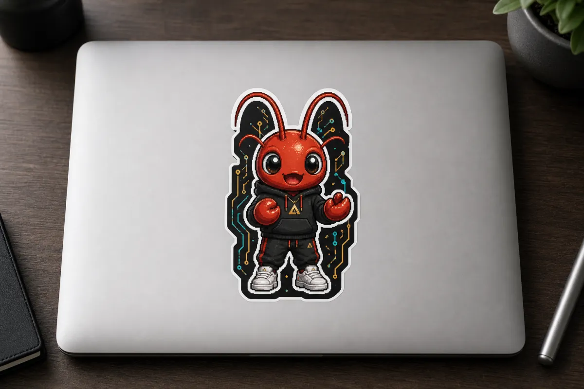 Adesivo MacBook OpenClaw